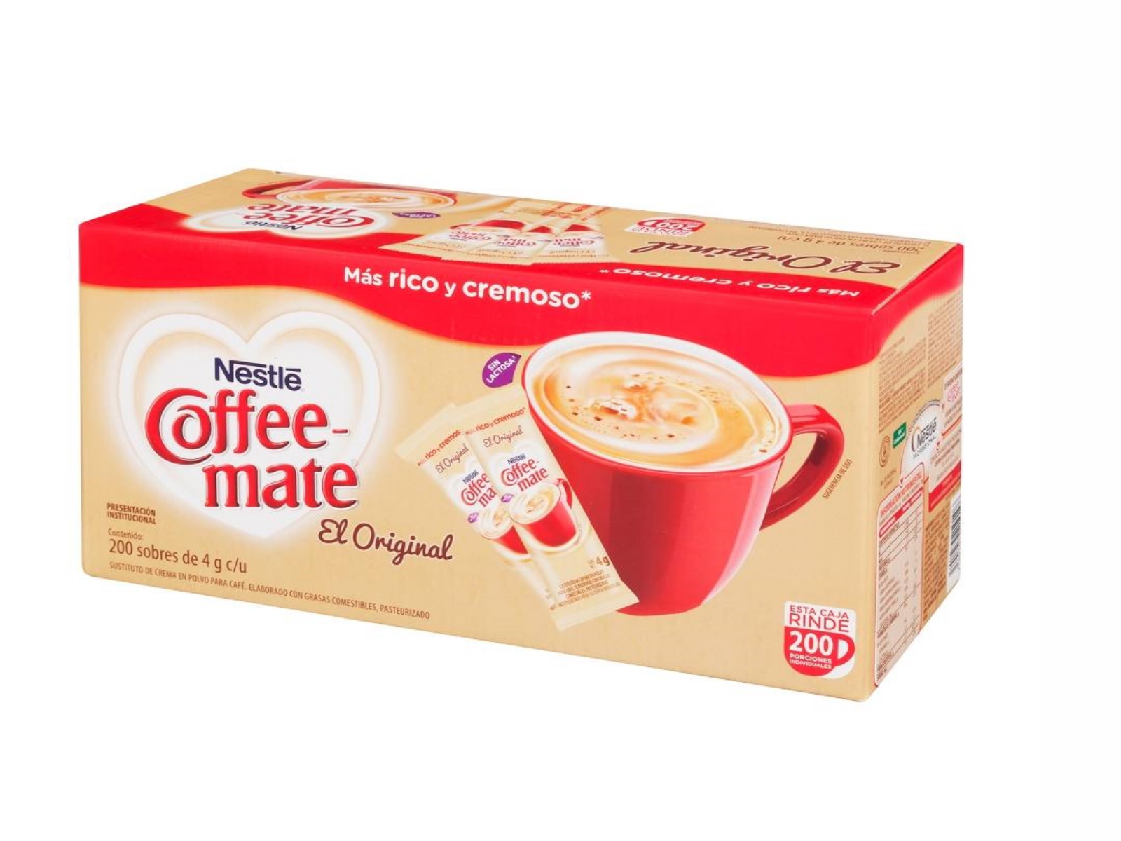 COFFEMATE CREMA P/CAFE C/200 SOBRES Schoolboy