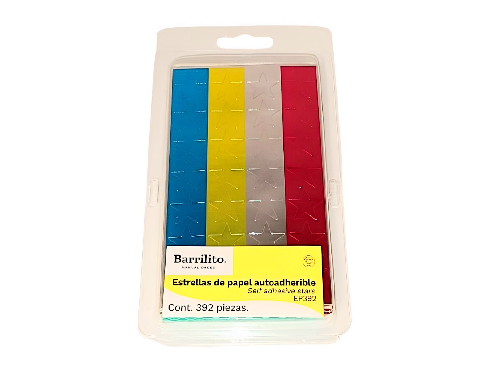 ESTRELLAS PAPEL AUTOADHERIBLE EP392 BARRILITO               