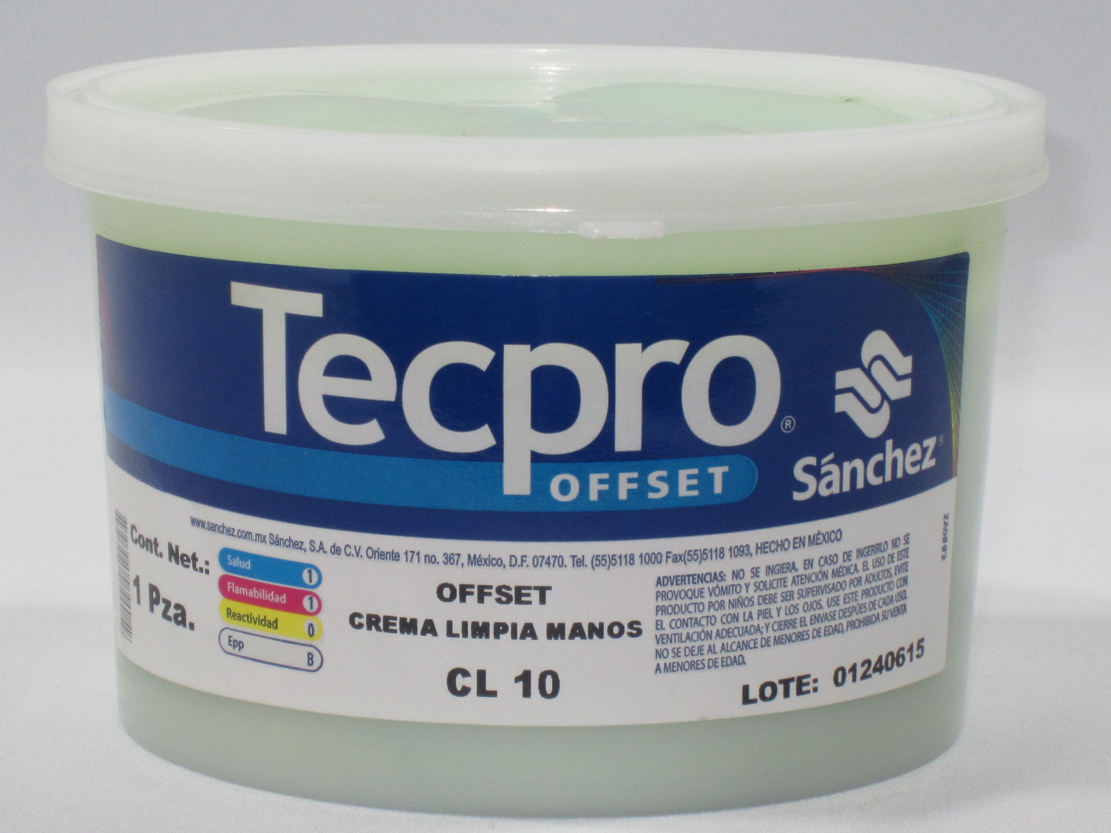 CREMA LIMPIA MANOS CL10                                     