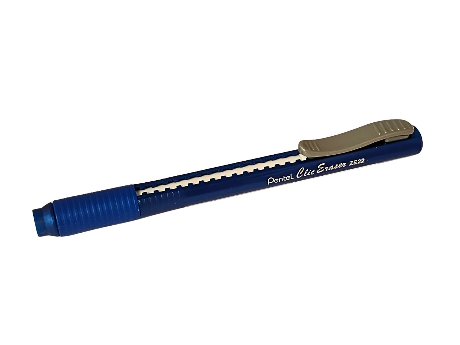 BORRADOR TIPO LAPIZ AZUL ZE22-C CLIC ERASER PENTEL          