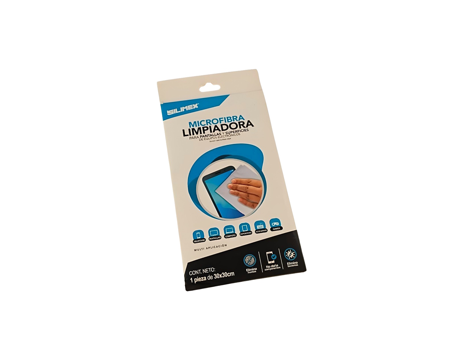 TOALLA SECA 100% MICROFIBRA ELECTROSTATICA SILIMEX          