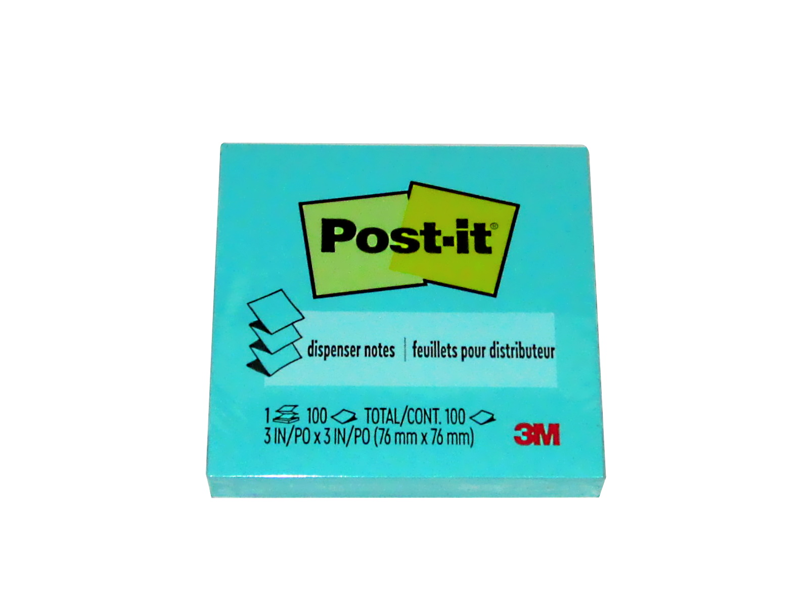 BLOCK NOTAS POST IT  P/DESPACHA R-330AN COLS NEON 3X3 C/100 