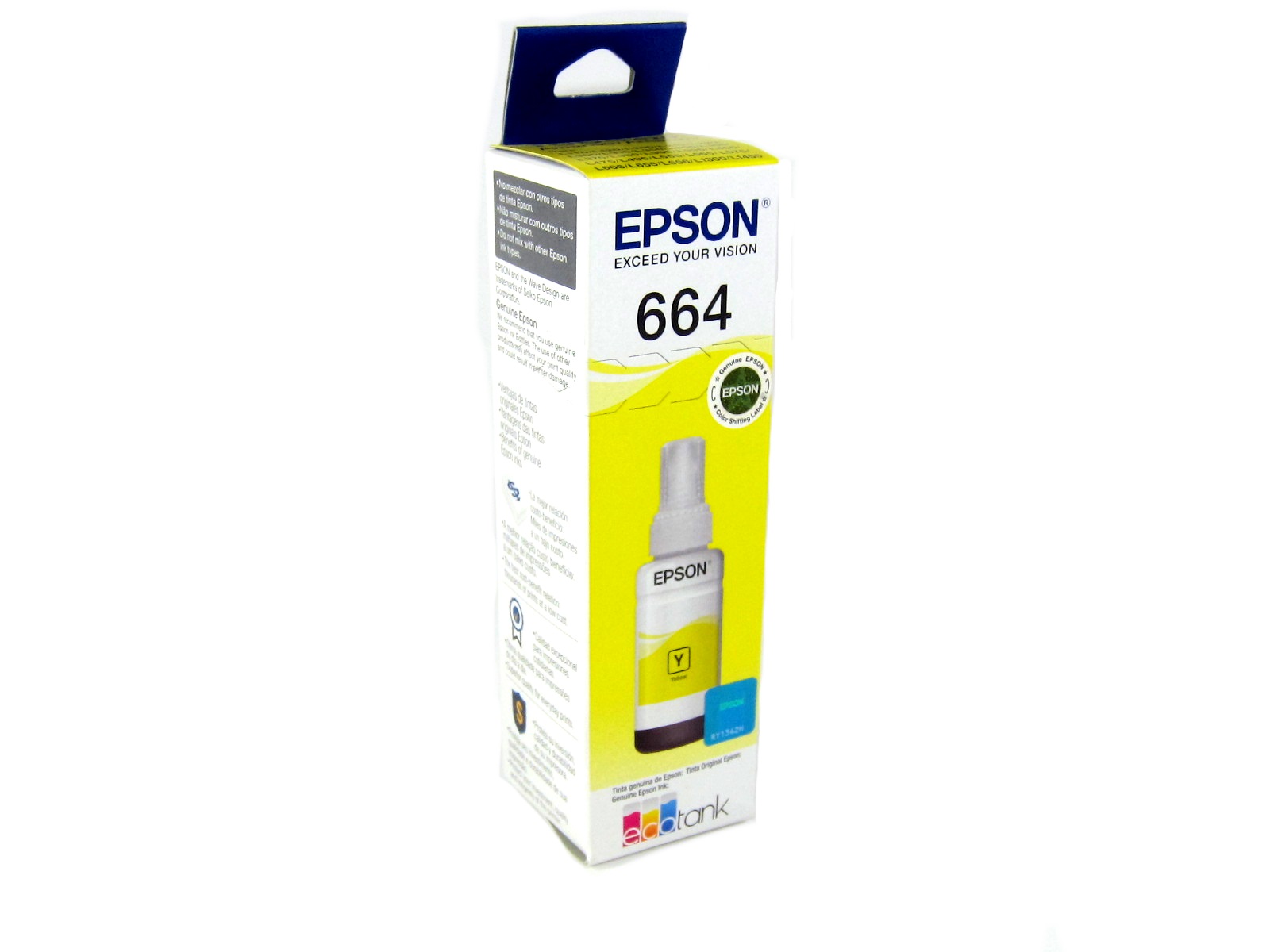 TINTA EPSON 664 T664420-AL AMARILLO L200                    