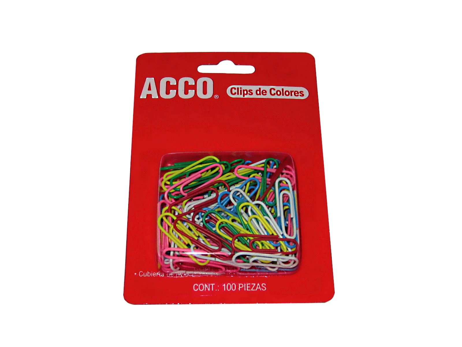 CLIP COLOR 100 PZAS P6130 ACCO                              