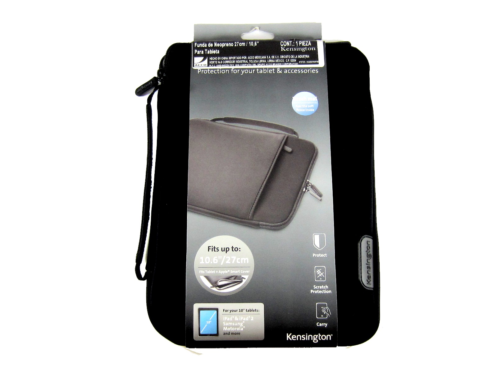 FUNDA SUAVE NEGRA PARA TABLET P3723 ACCO DESCONTINUADO      