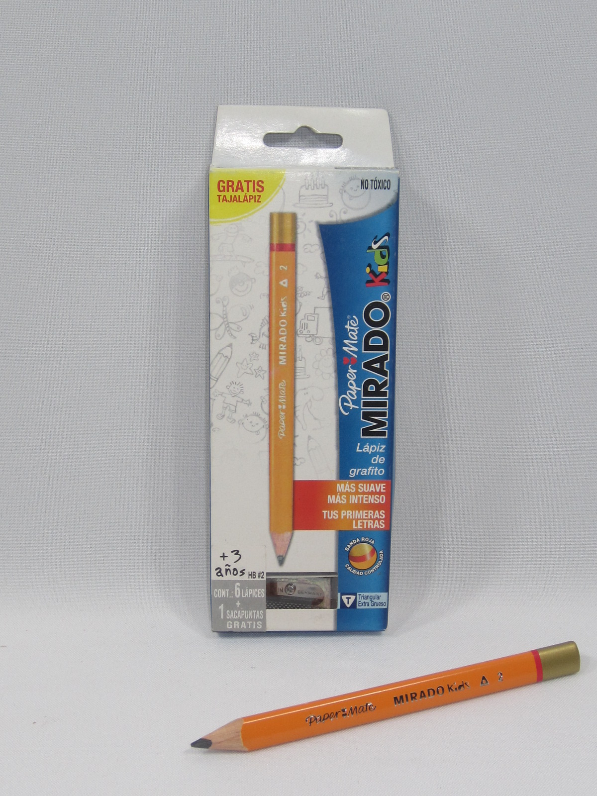 LAPIZ MIRADO ENTRENADOR KIDS C/6                            