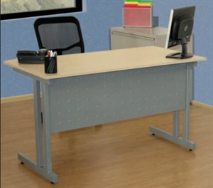 ESCRITORIO FILADELFIA 1.20X60 FALDON MET CUBIERTA MELAMINA  