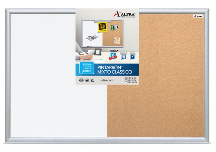PIZARRON MIXTO CORCHO/BCO WHITE STAR 90X1.20 4843 ALFRA     