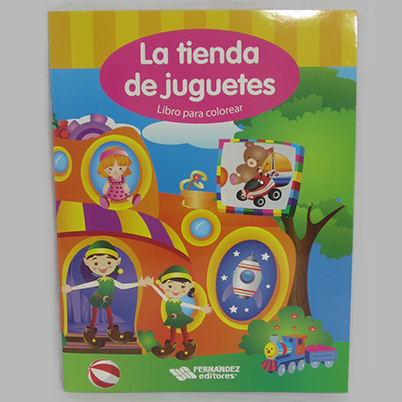 LIBRO DE COLOREAR SERIE DECU TIENDA DE JUGUETES 6565C       