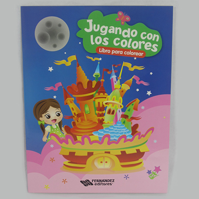 LIBROS DE COLOREAR PRIMEROS CONOC JUGANDO CON COLORES 6566A 