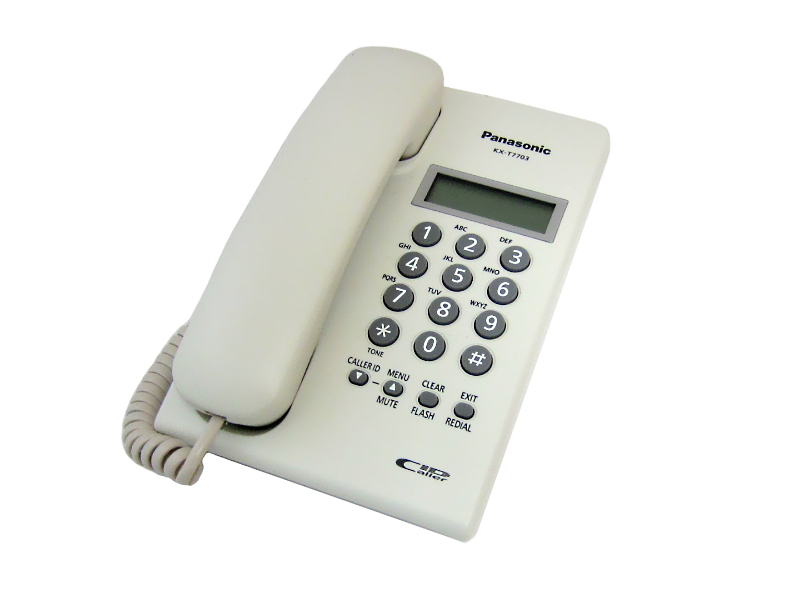 TELEFONO PANASONIC MOD KXT7703 C/PANTALLA, BLANCO           