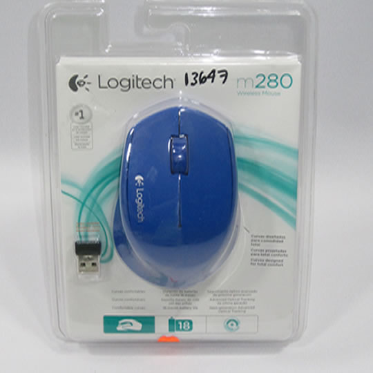 MOUSE OPTICO INALAMBRICO M280 AZUL 910-004361 LOGITECH      