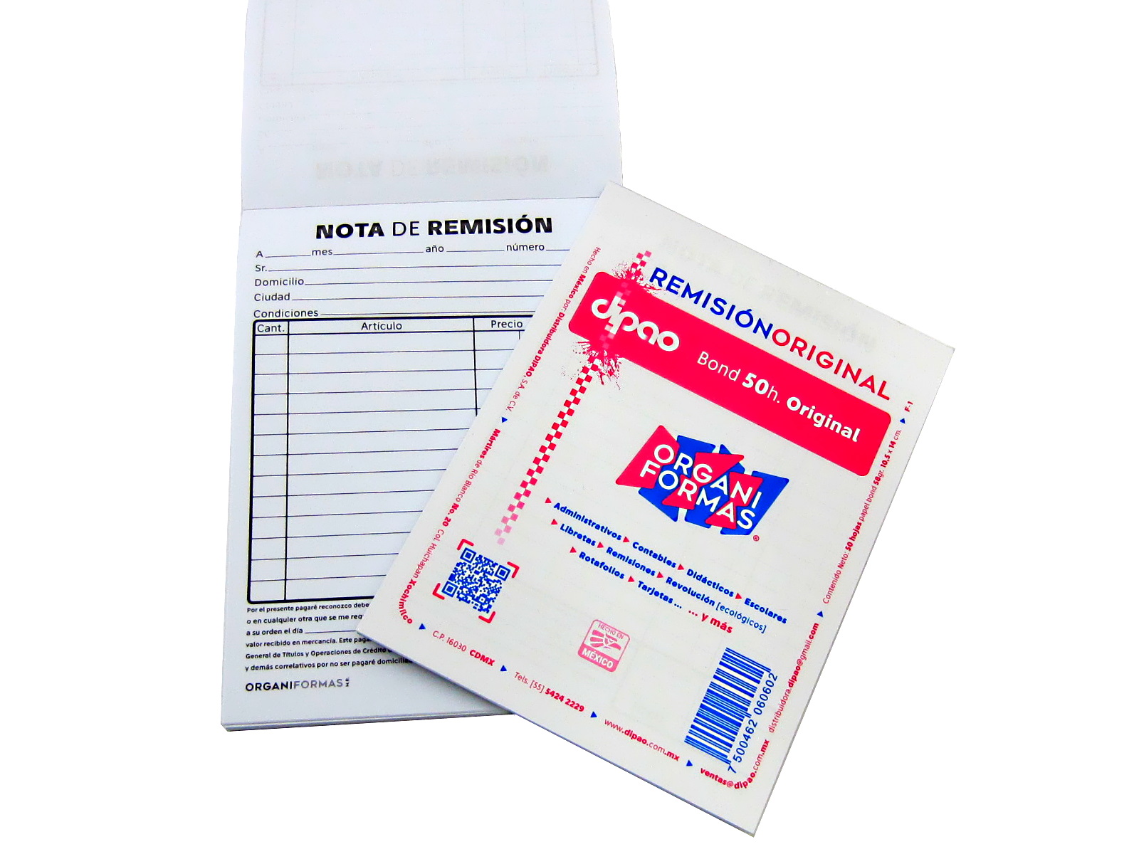 BLOCK REMISION ORIGINAL 1/8 50HJS F-1 ORGANIFORMAS          