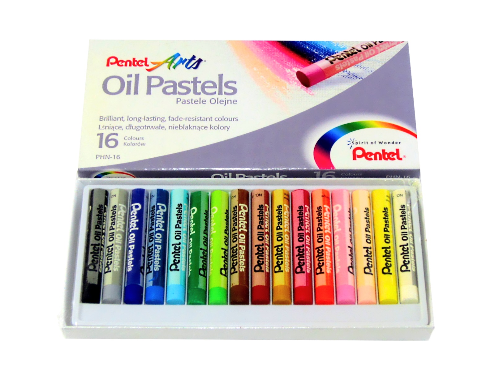 COLORES DE ACEITE PASTEL DE ARTS C/16 PHN-16 PENTEL         