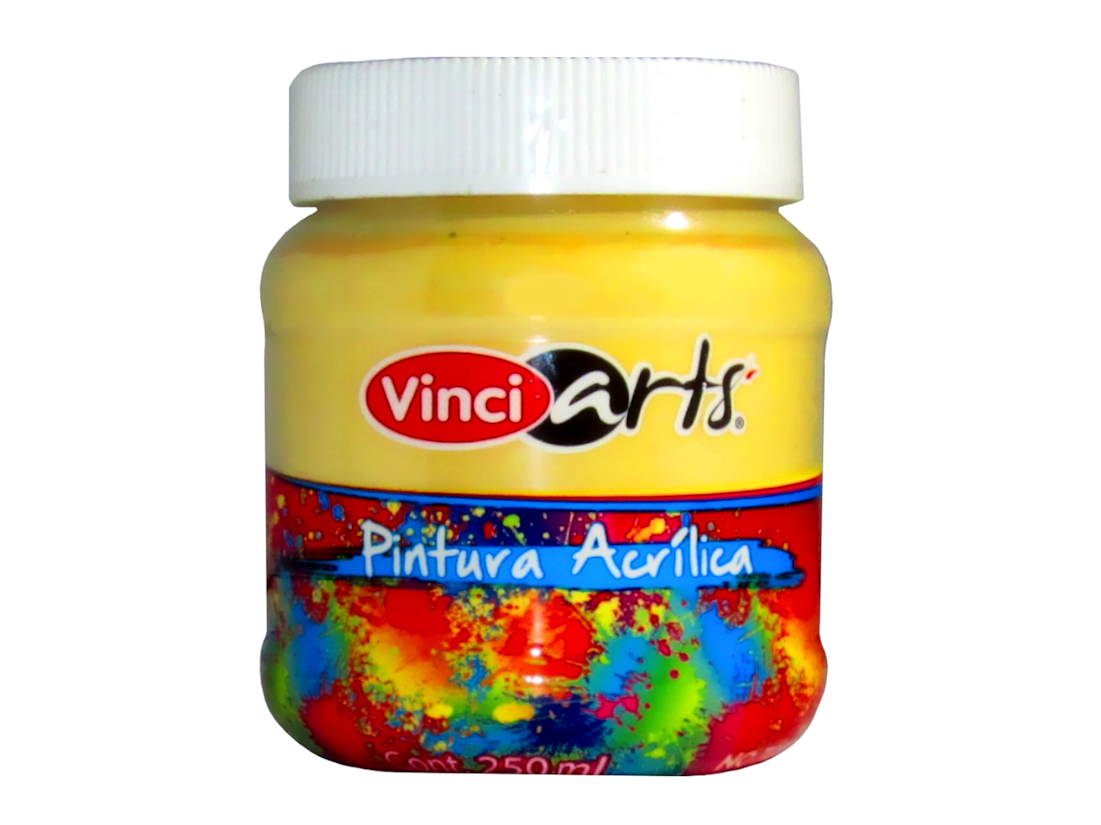 PINTURA ACRILICA 250 ML AMARILLO CLARO 52870 VINCI          