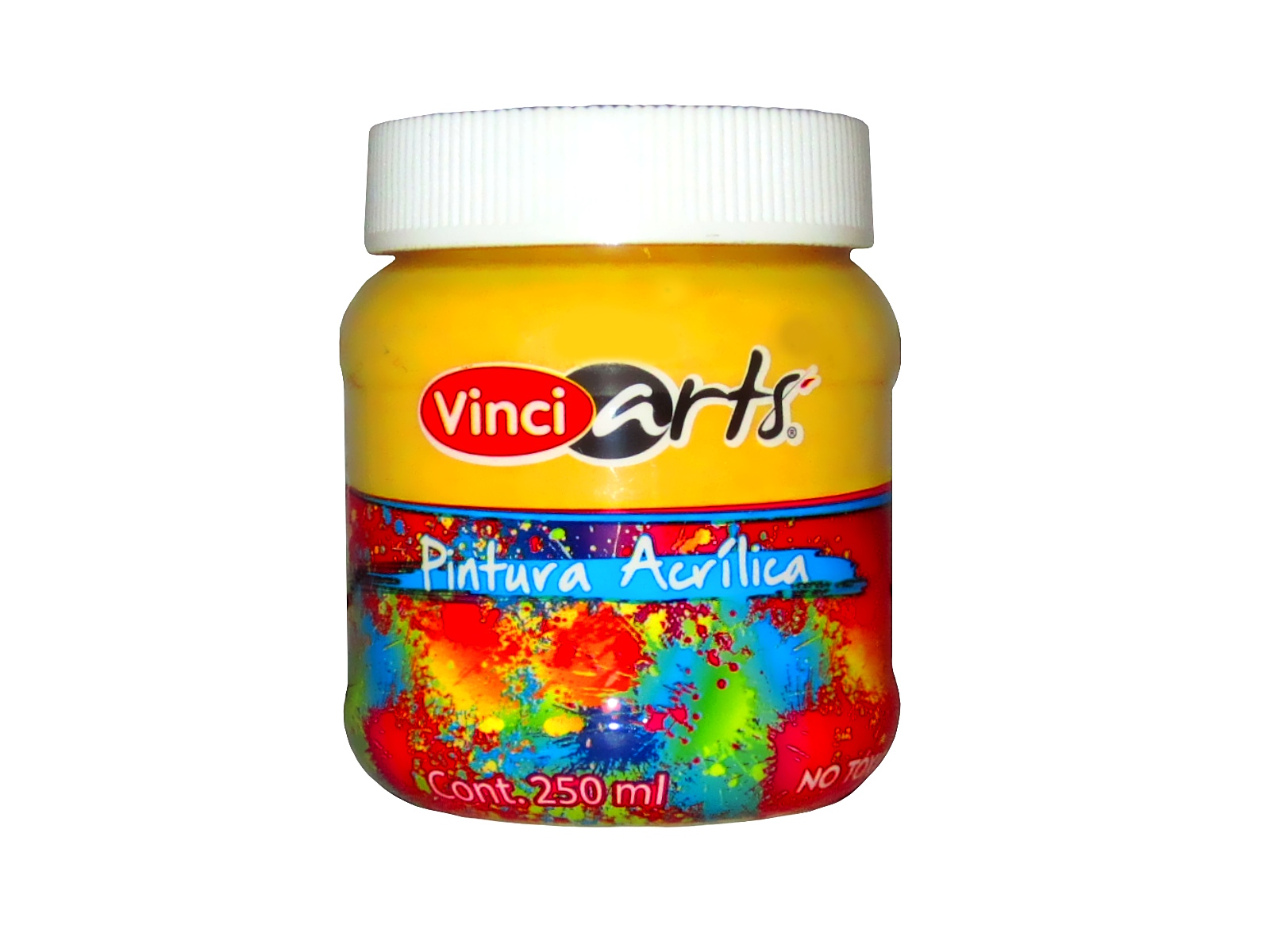 PINTURA ACRILICA 250 ML AMARILLO MEDIO 52871 VINCI          