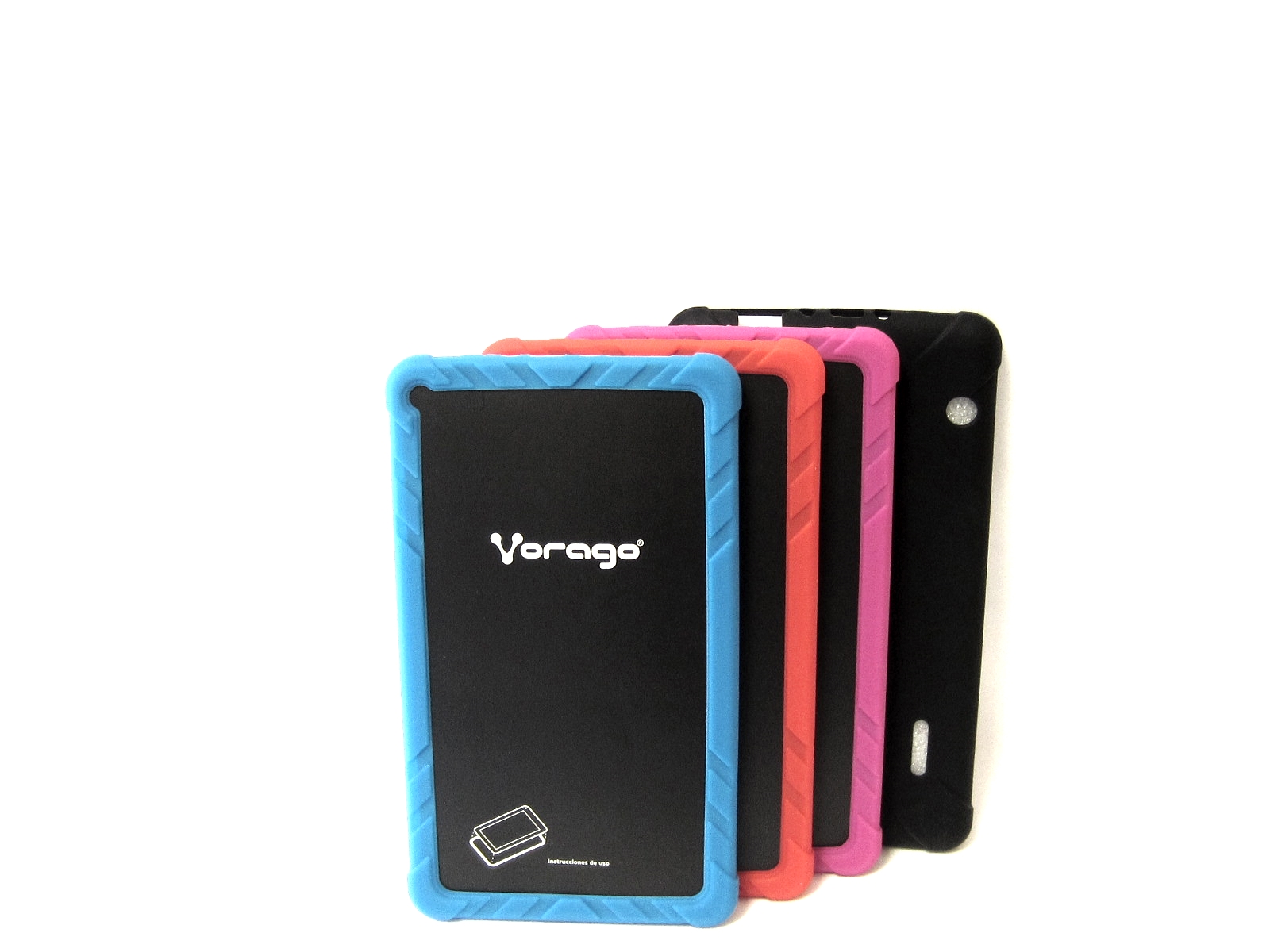 FUNDA TABLET TC-124 ROSA/AZUL/ROJA  GOMA 7 VORAGO           