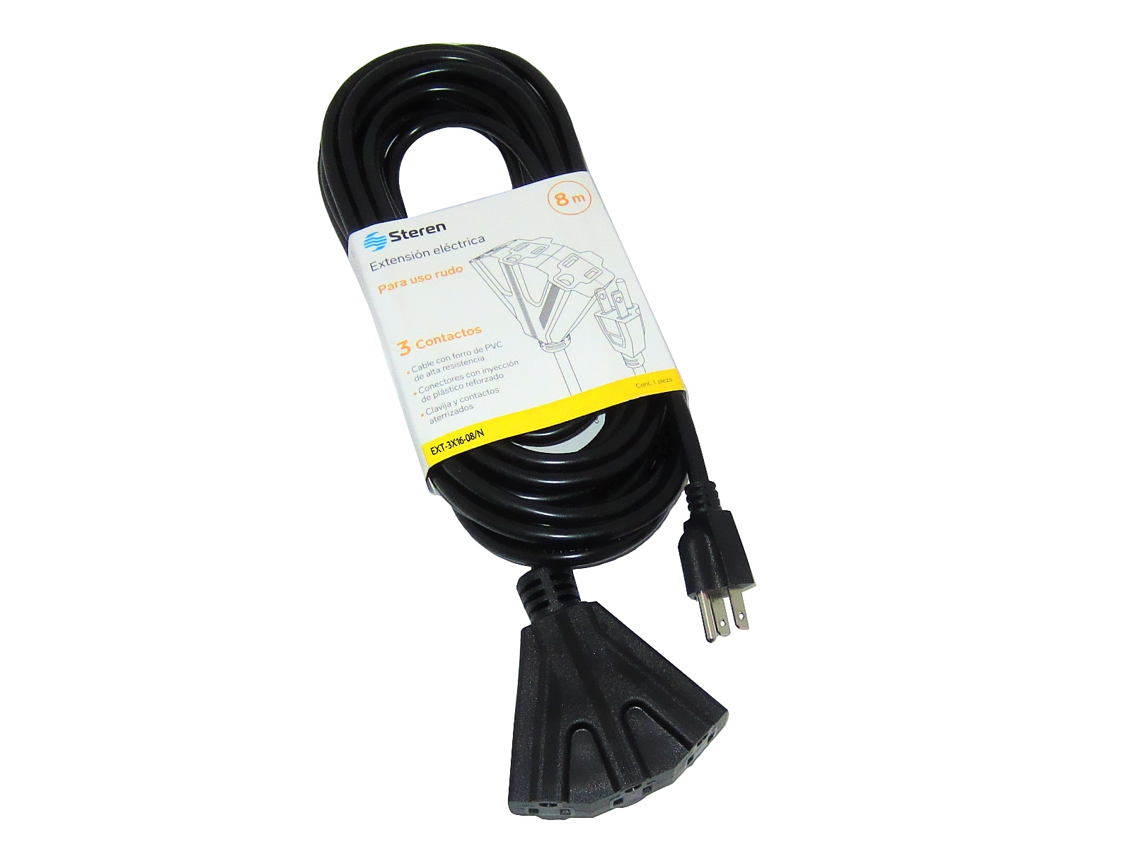 EXTENSION USO RUDO 8M EXT-3X16-08/N                         