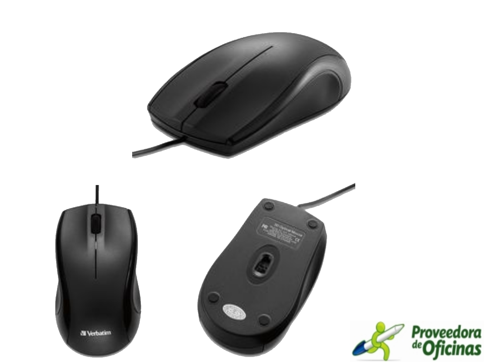 MOUSE OPTICO ALAMBRICO USB 99728 VERBATIM                   