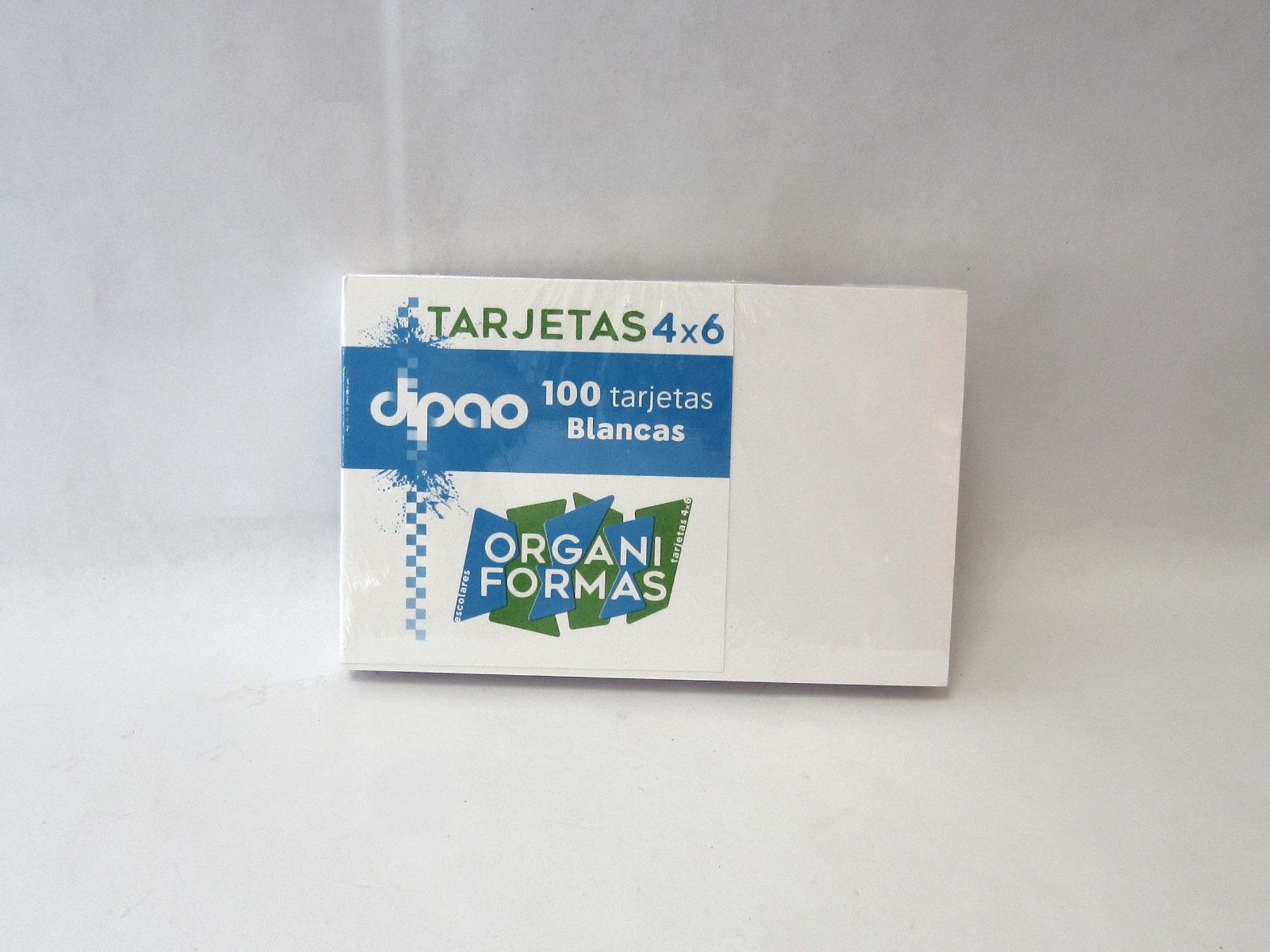 TARJETA BLANCA 4X6 PAQ C/100 TR-4*6 ORGANIFORMAS            