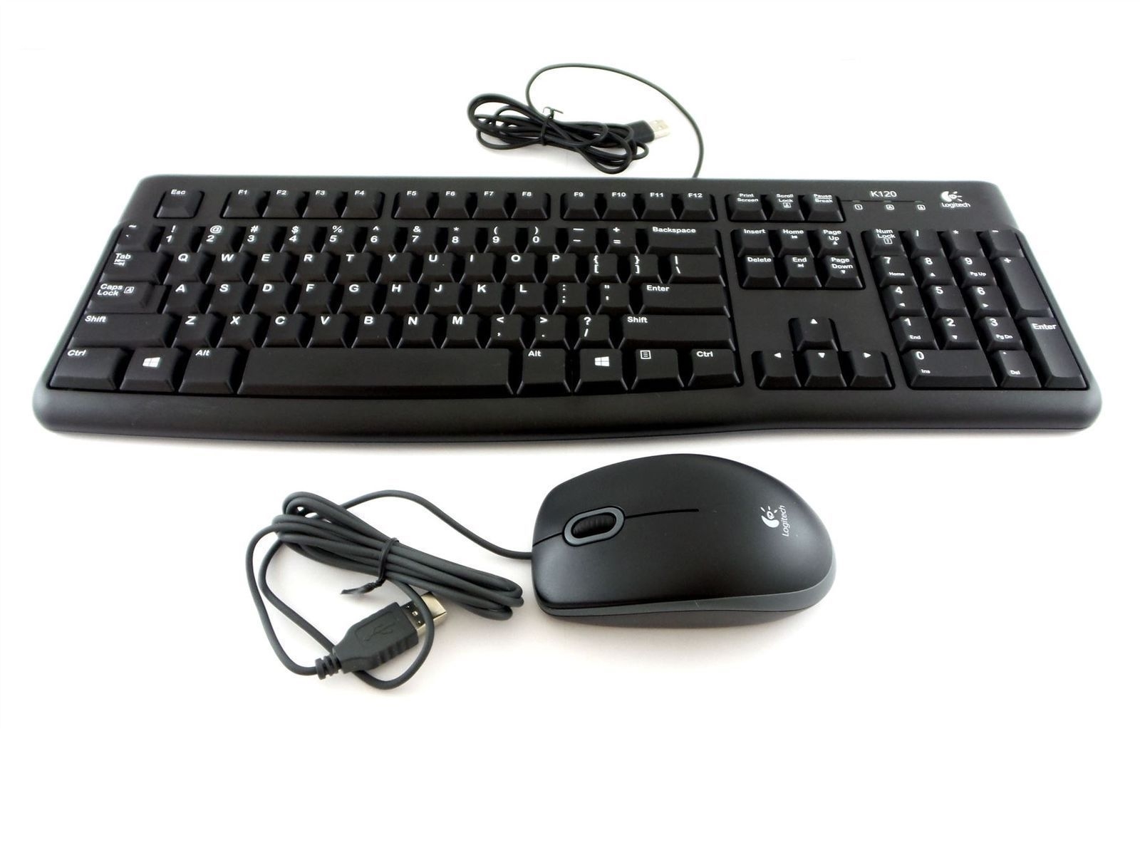 TECLADO + MOUSE MK120 ALAMBRICO LOGITECH                    