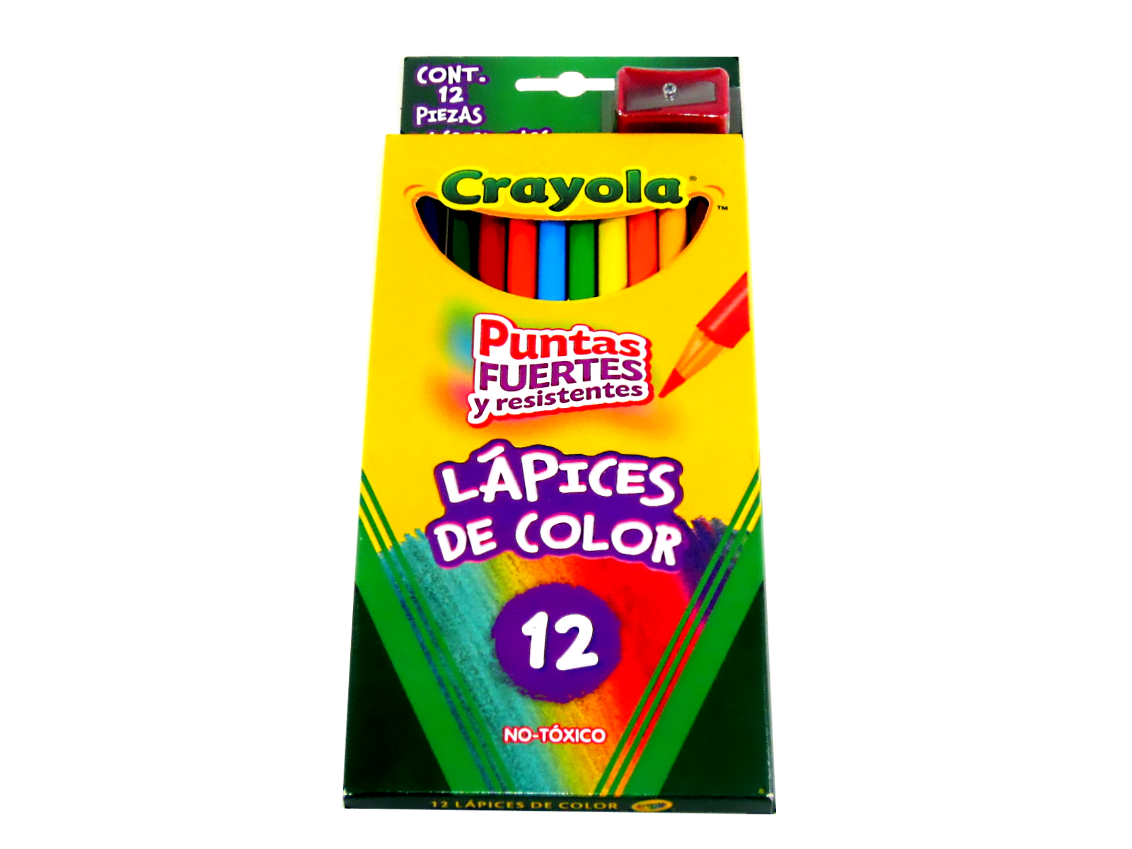 COLORES C/12 C/SACAPUNTAS CRAYOLA                           