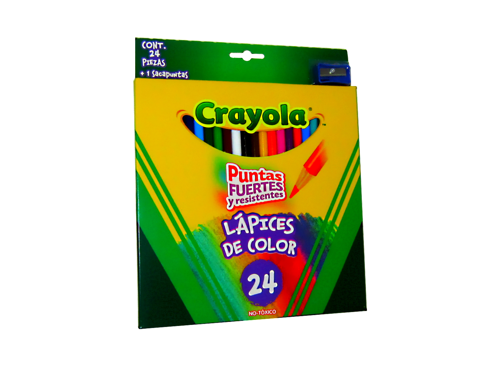 COLORES C/24 C/SACAPUNTAS CRAYOLA                           