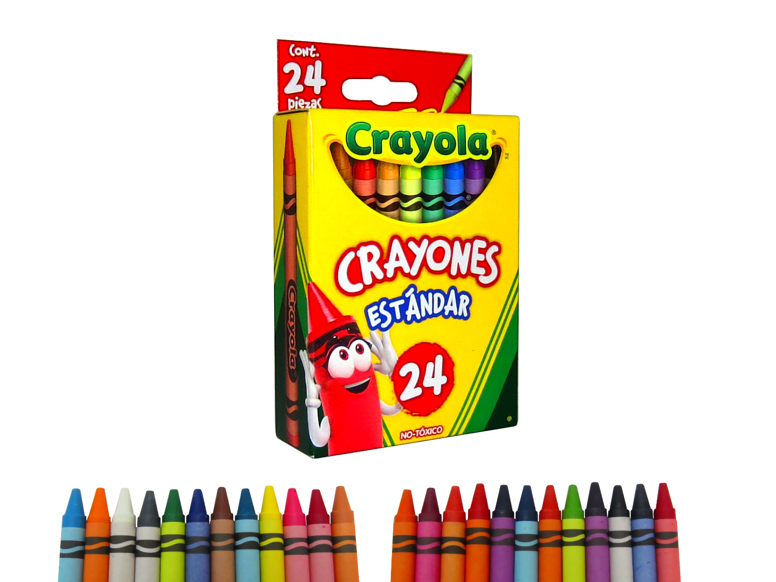 CRAYONES ESTANDARD C/24 CRAYOLA                             