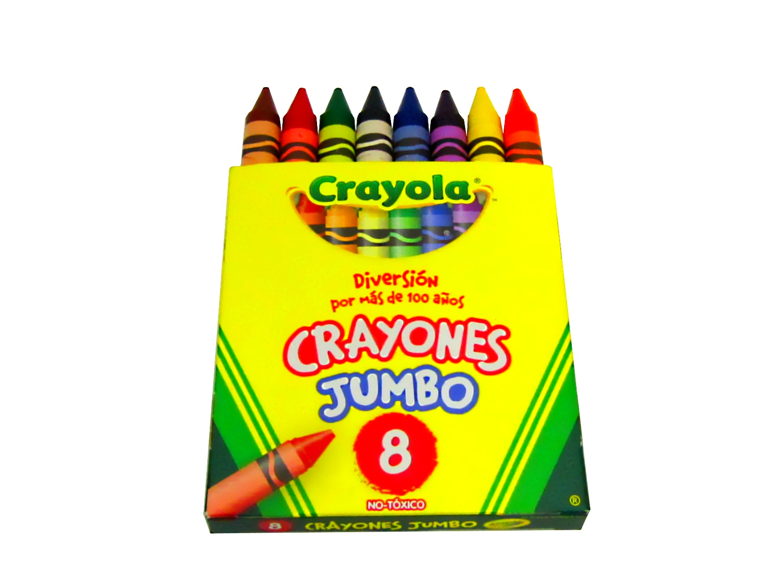 CRAYONES JUMBO C/8 CRAYOLA                                  