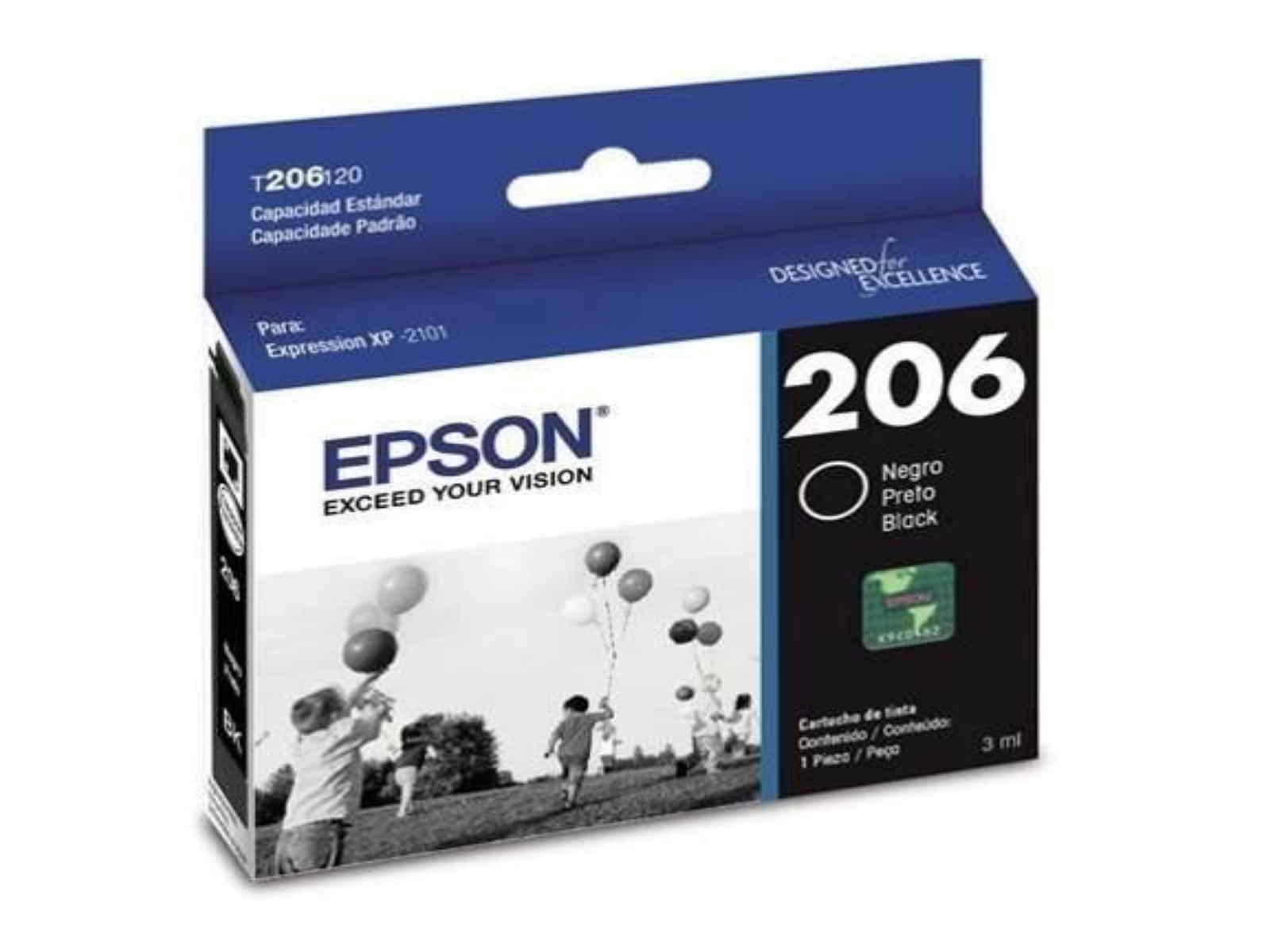 TINTA EPSON  XP-2101 NEGRO T206120AL                        