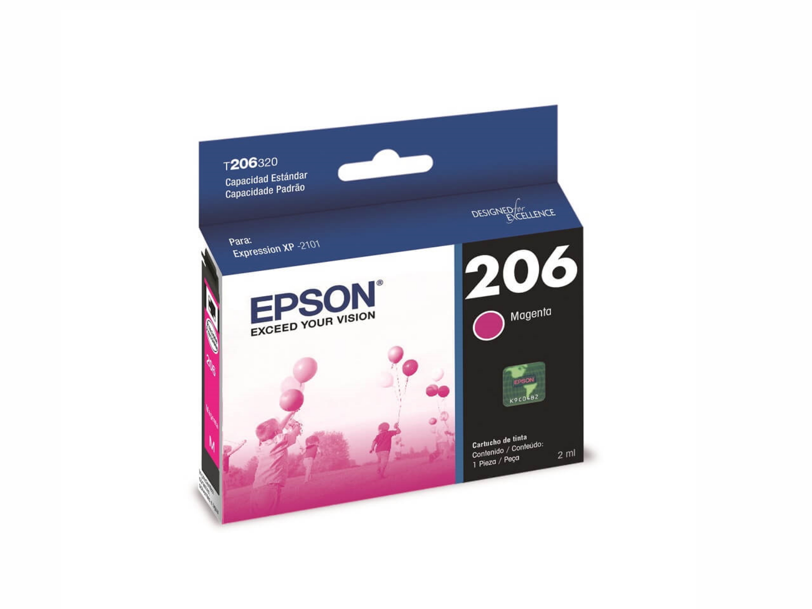 TINTA EPSON XP-2101 MAGENTA  T206320-AL                     
