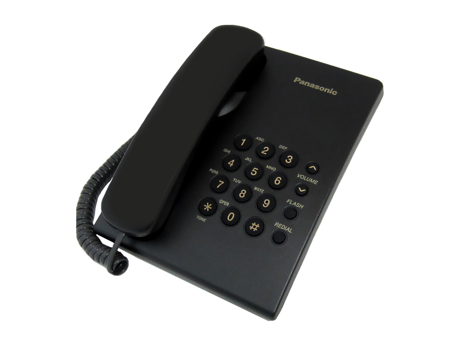 TELÉFONO PANASONIC UNILÍNEA KX-TS500MEB, ALÁMBRICO, NEGRO   
