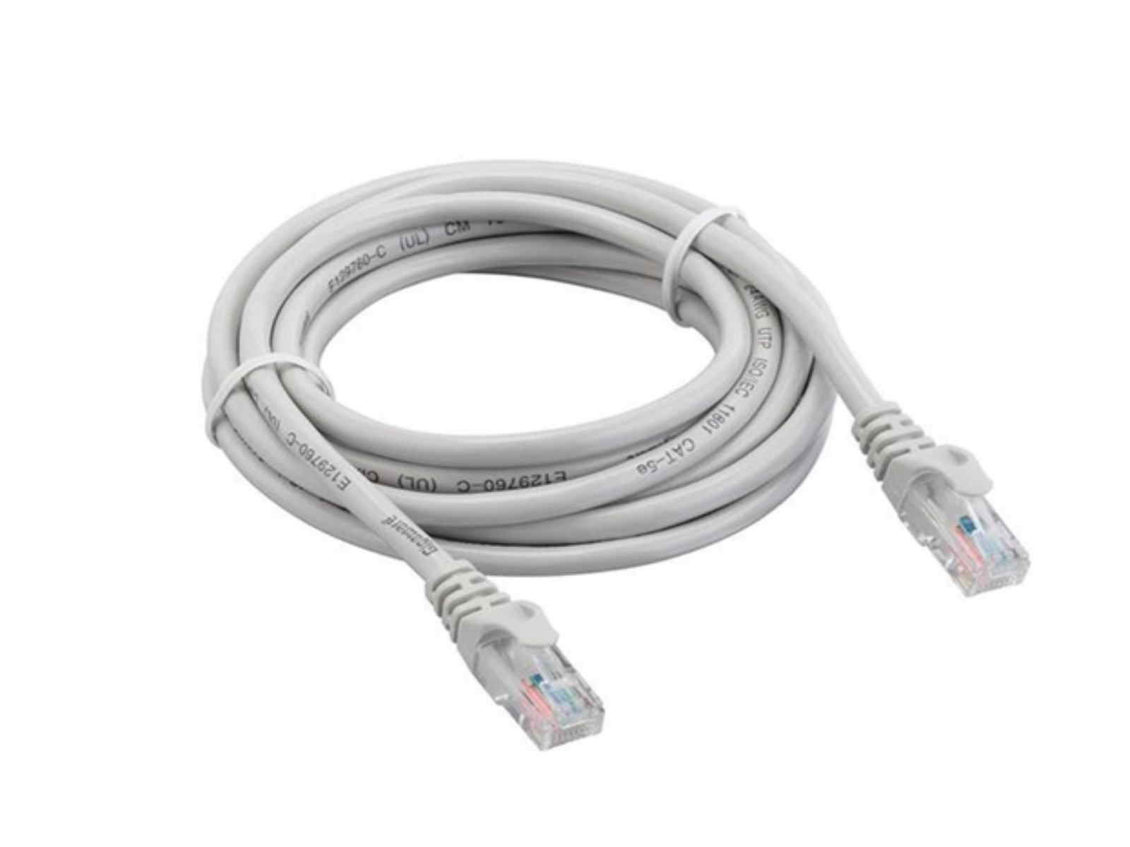 CABLE ETHERNET CAT5E BLANCO 1 M                             