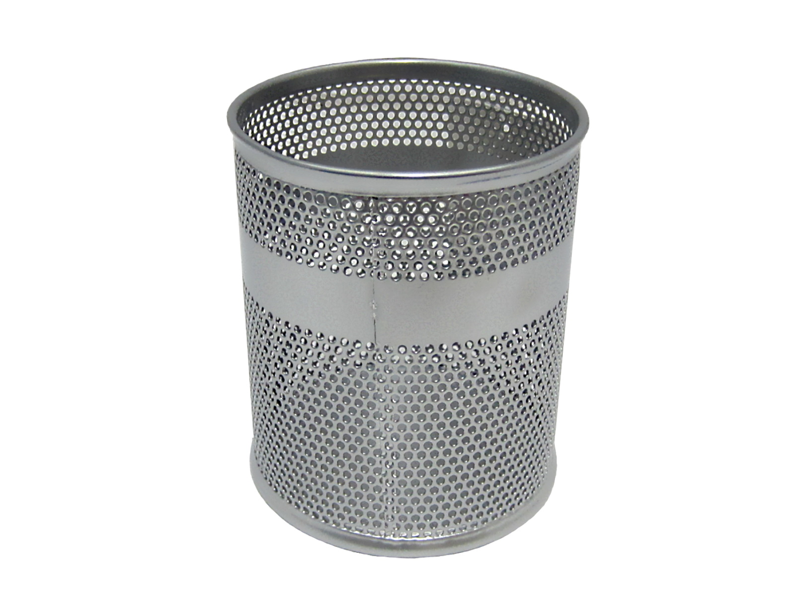 PORTA LAPICES MALLA METALICA 8.5 X 10 MEDIANO PLATA NE-158P 