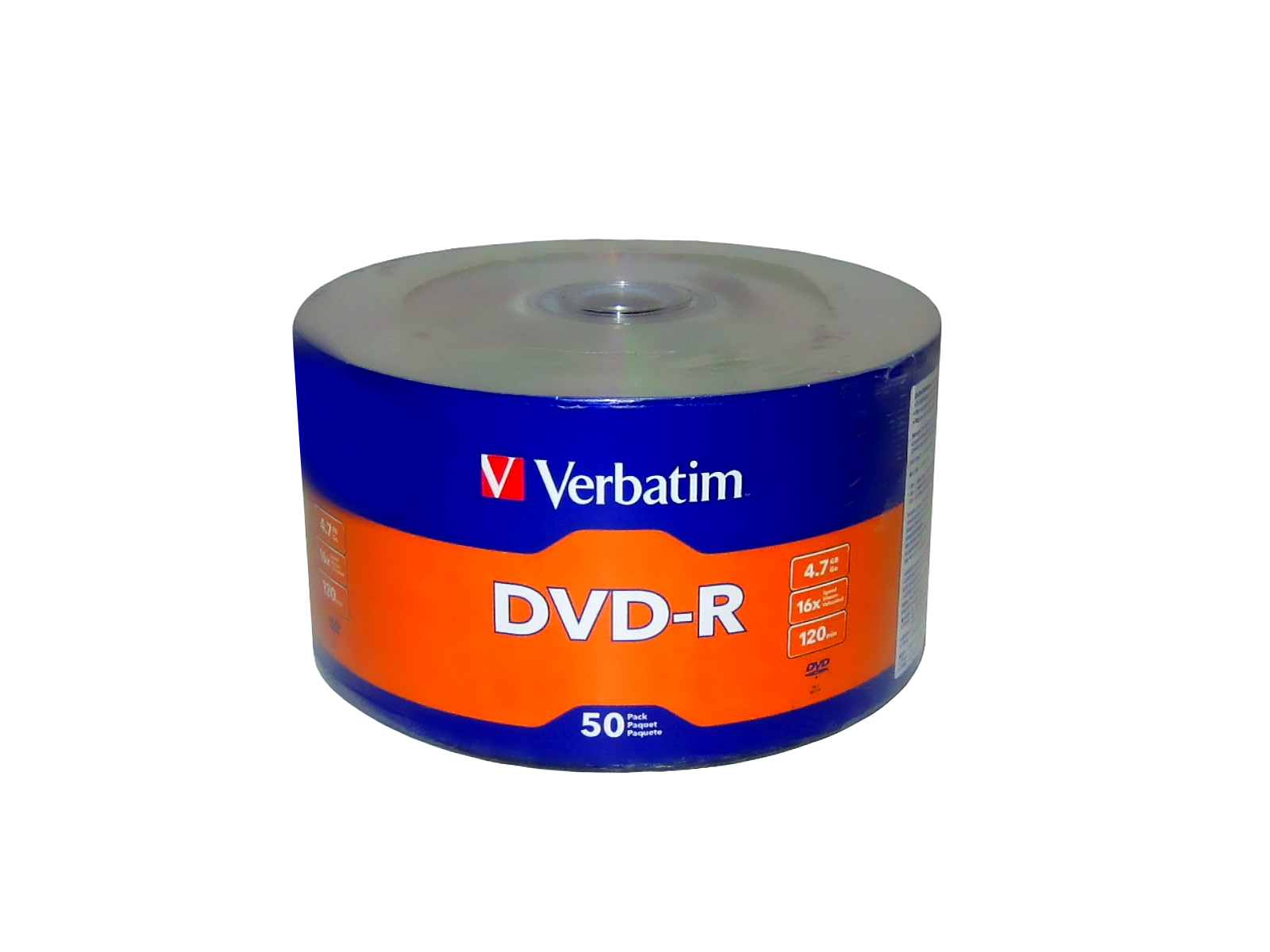 DVD-R VERBATIM 4.7GB 16X C/50 97493                         