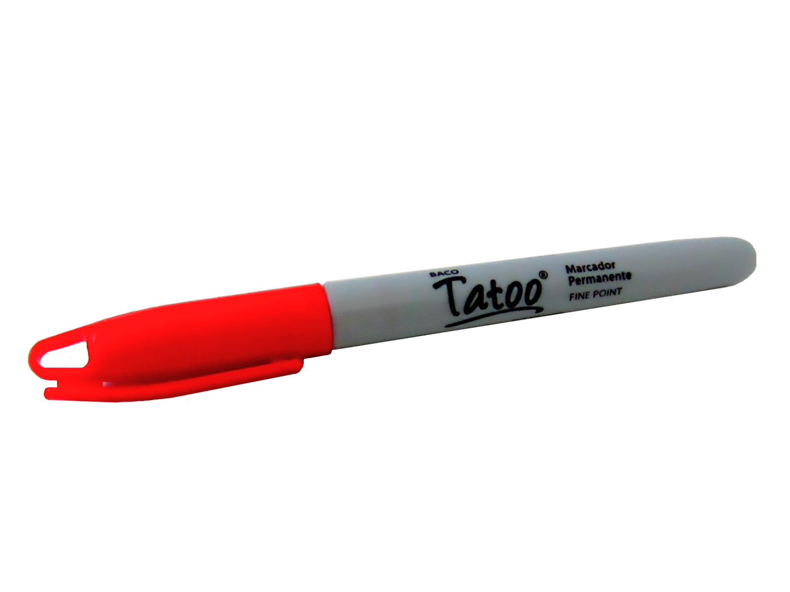 MARCADOR PERMANENTE TATOO FINO ROJO MR097 BACO              