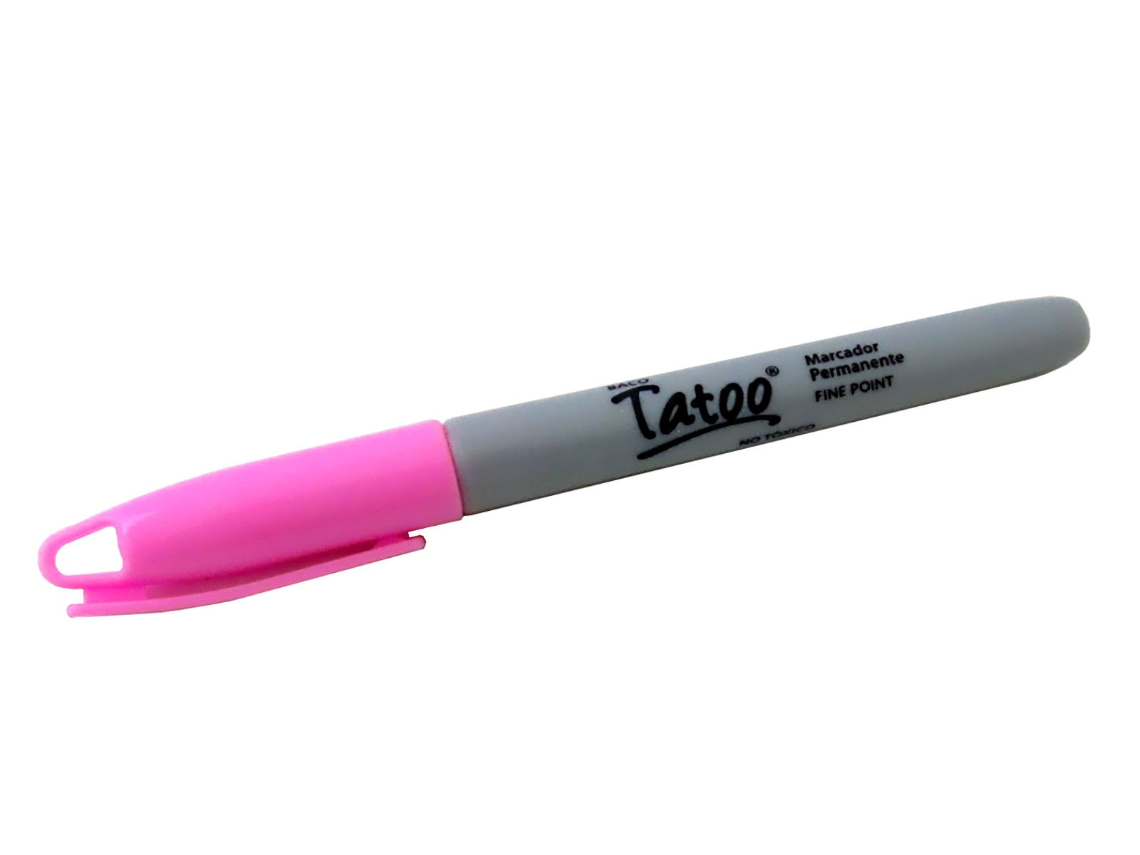 MARCADOR PERMANENTE TATOO FINO ROSA MR164 BACO              