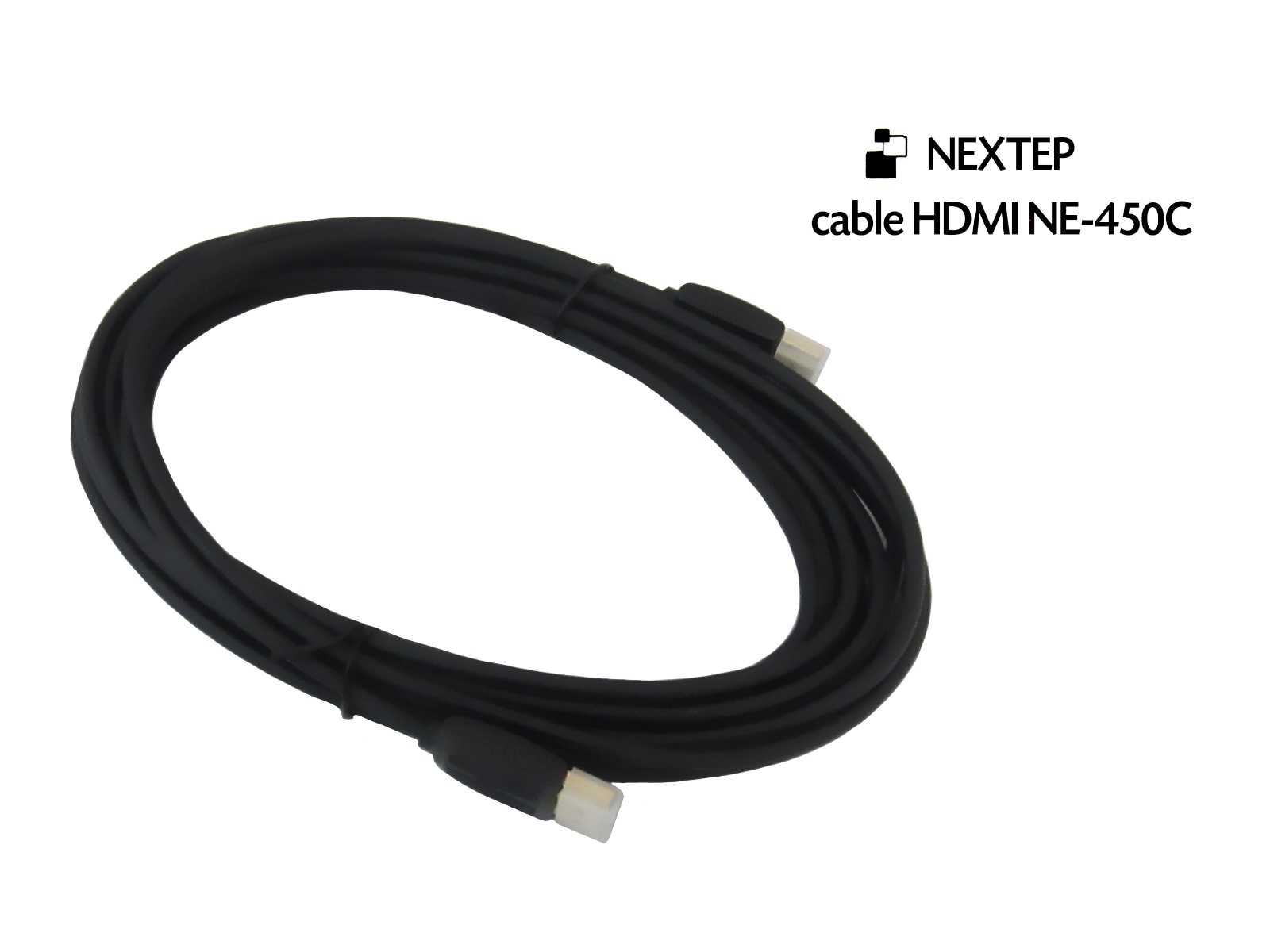 CABLE HDMI 1.4 NEXTEP ALTA VELOCIDAD REFORZADO 5.0M NE-450C 