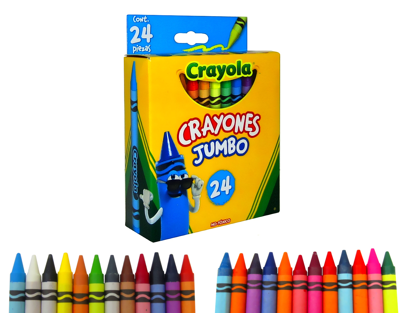 CRAYONES C/24 JUMBO CRAYOLA                                 