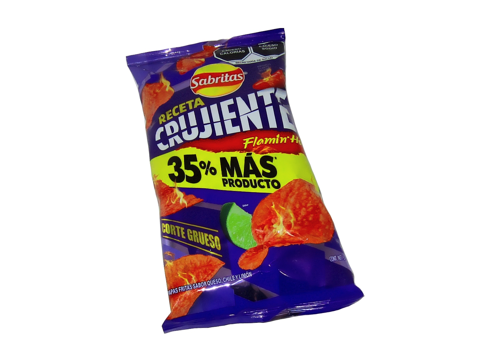SABRITAS CRUJIENTE FLAMIN HOT                               