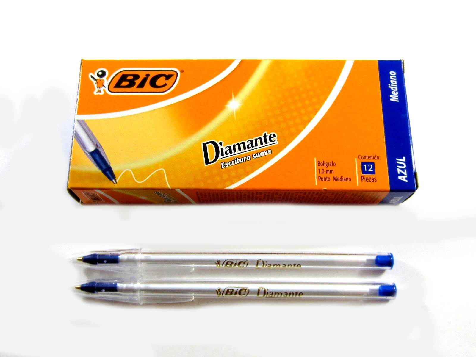 BOLIGRAFO PUNTO MEDIANO DIAMANTE AZUL MSD-11 BIC DESCONTINUA