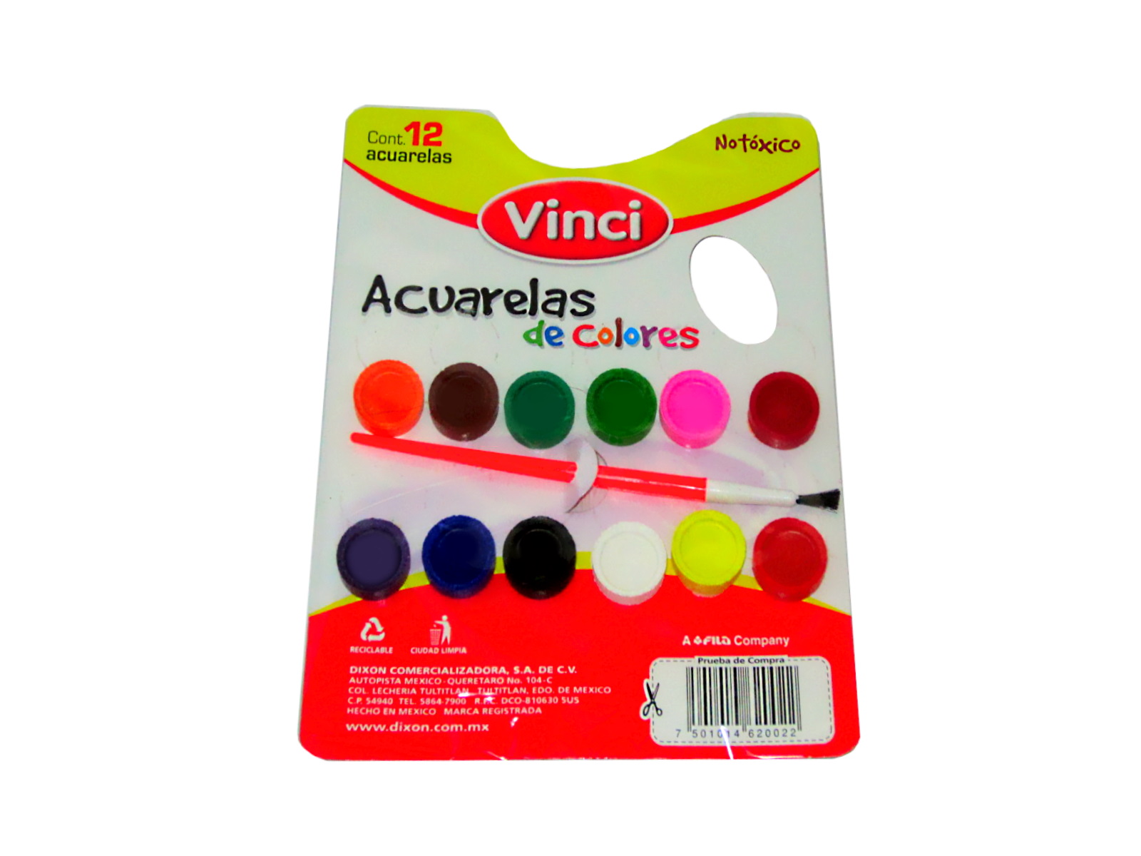 ACUARELA VINCI PALETA C/12 PASTILLAS 2497                   