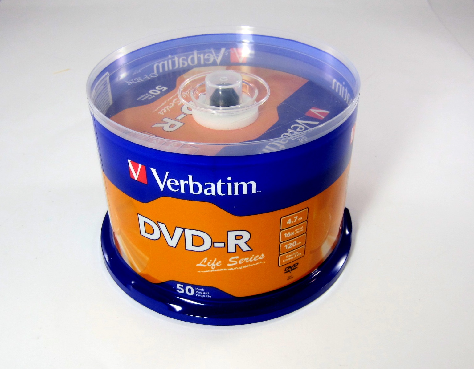 CAMPANA C/50 VERBATIM DVD-R GRABABLE 16X4.7 GB 95524/97176  