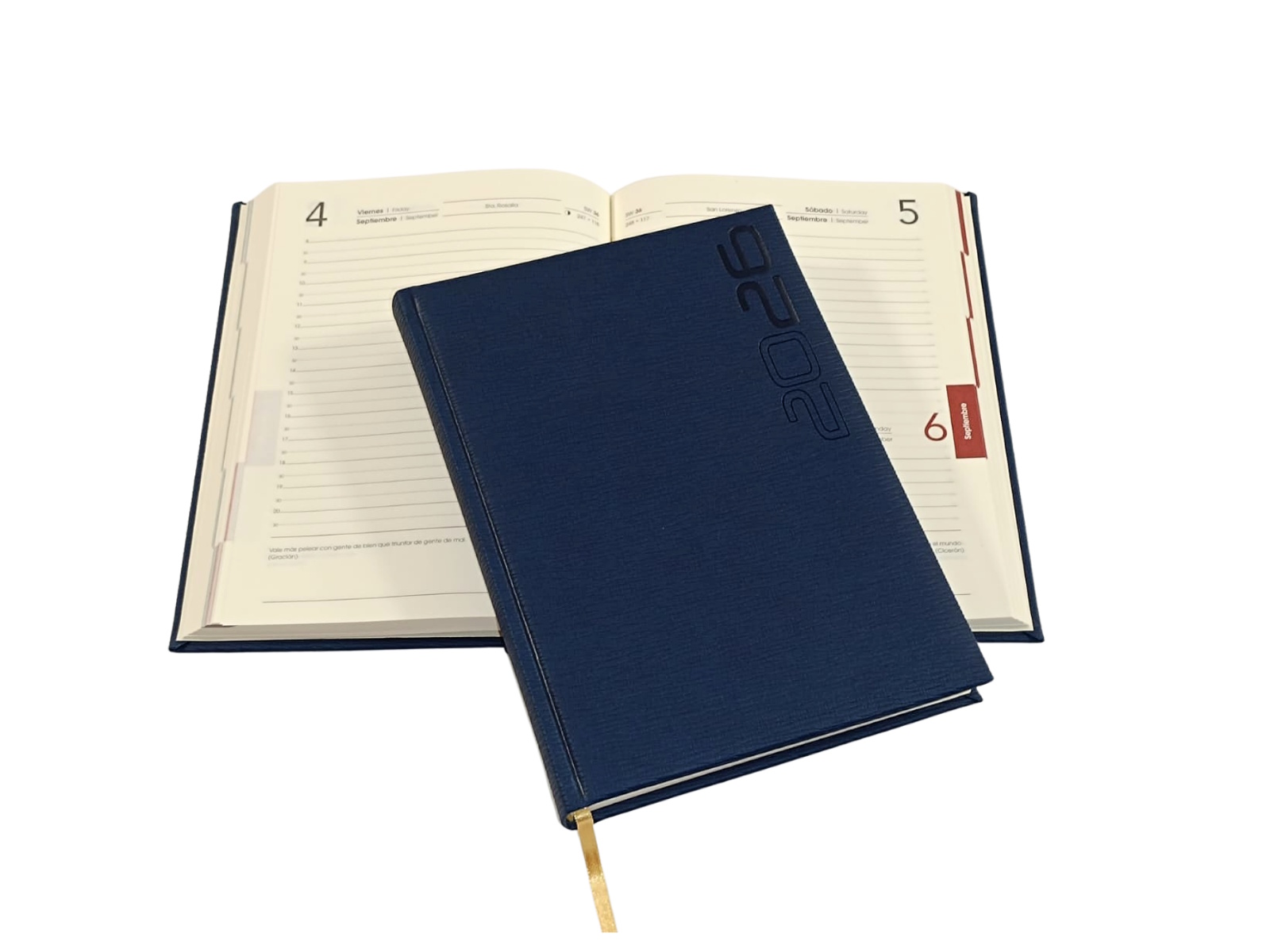 AGENDA MEMO CLASICA CORINALDO AZUL FT 15X21 A-11 2026 AVANTE