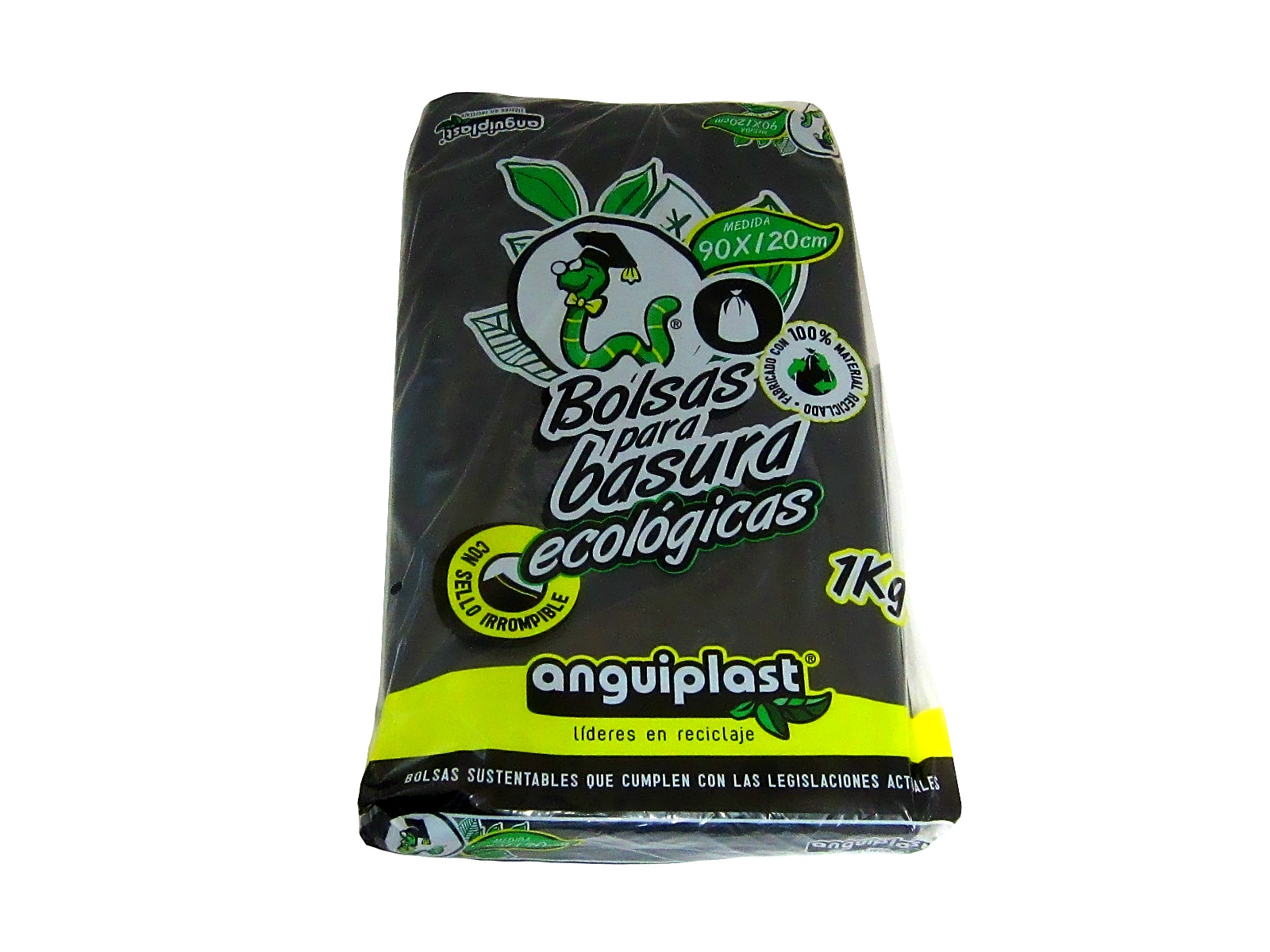 BOLSAS P/BASURA NEGRA 90 X 1.20 GRANDE 1K                   